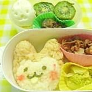 癒されるね♪うさるさん弁当★キャラ弁